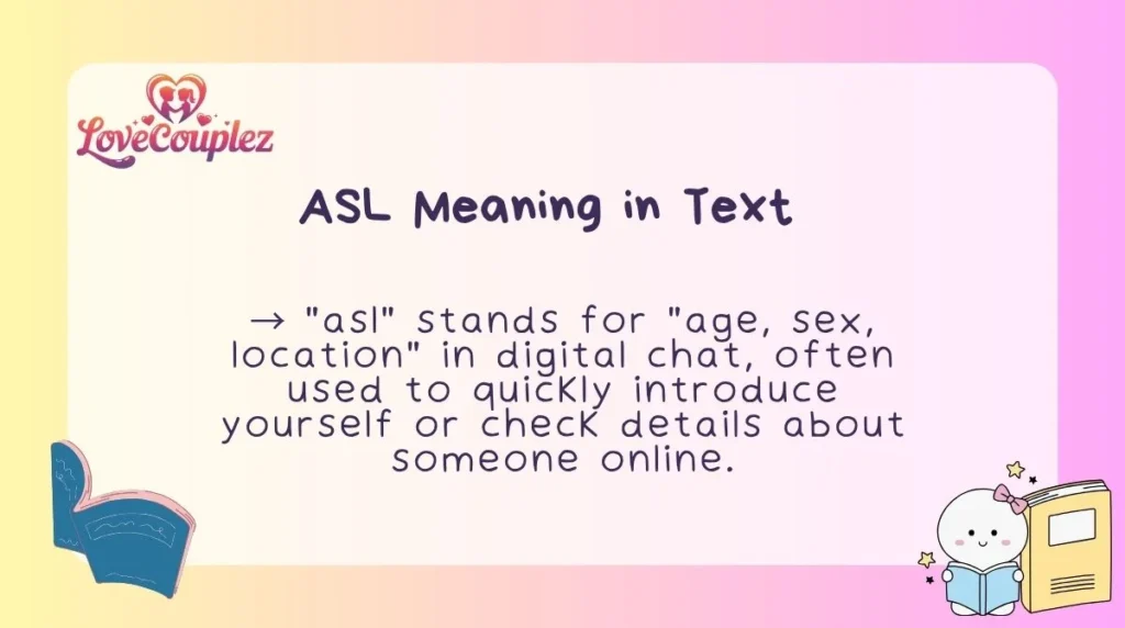 ASL Meaning in Text