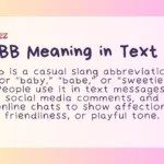 BB Meaning in Text