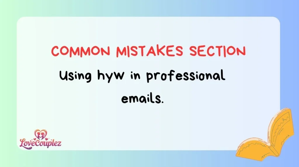 Common Mistakes Section