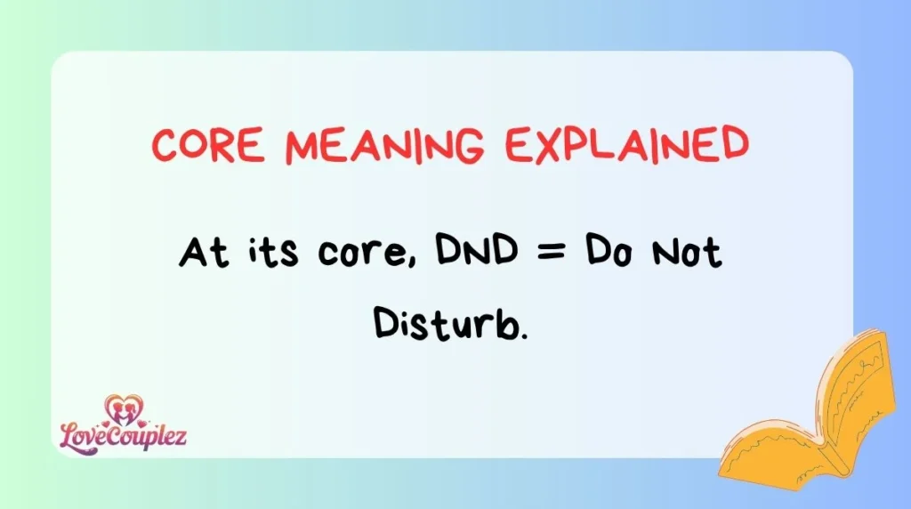 Core Meaning Explained