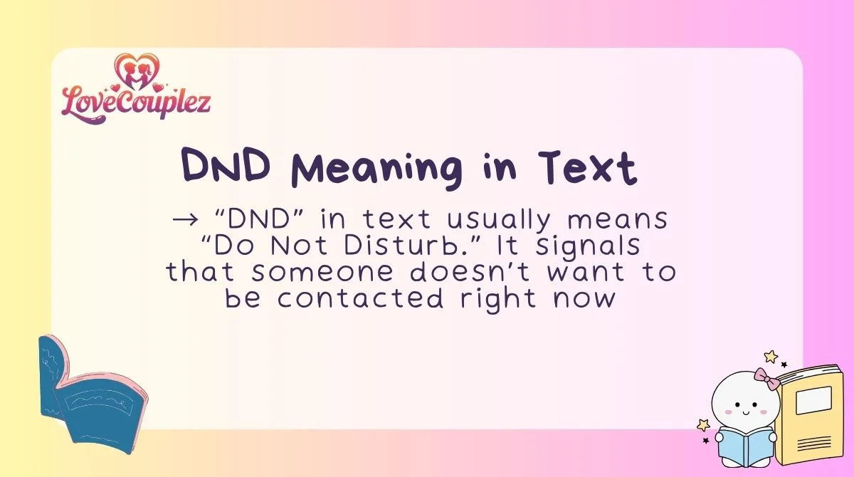 DND Meaning in Text