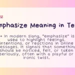 Emphasize Meaning in Text