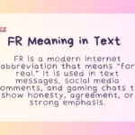 FR Meaning in Text