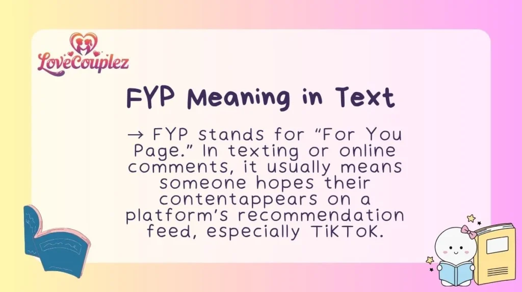 FYP Meaning in Text