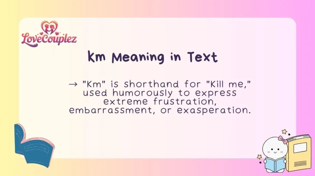 km Meaning in Text