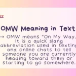 OMW Meaning in Text