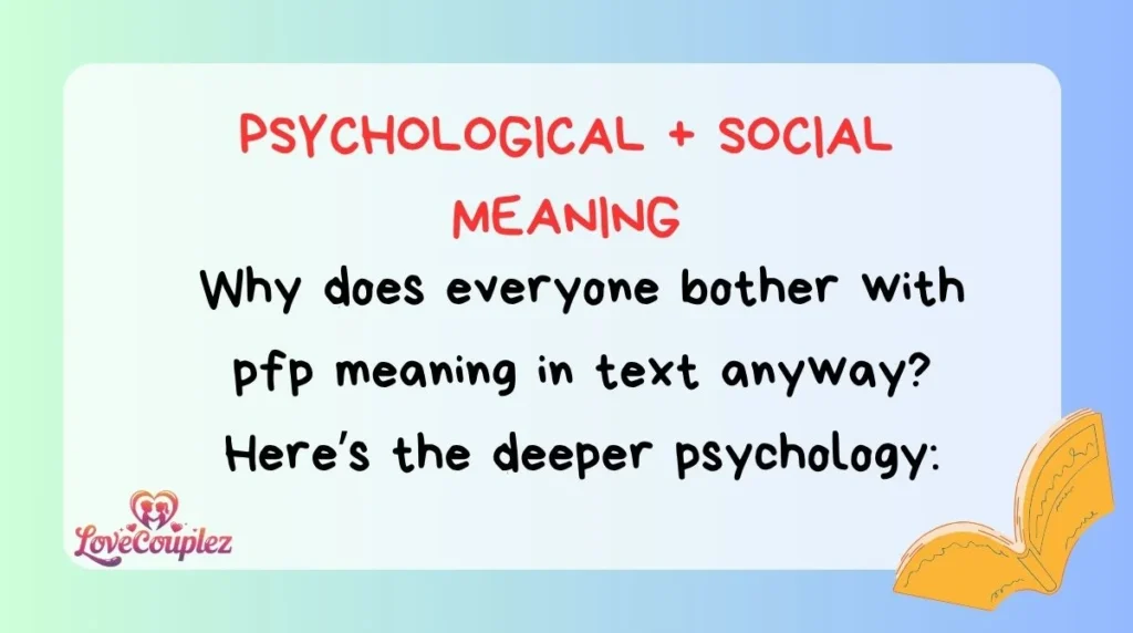 Psychological + Social Meaning