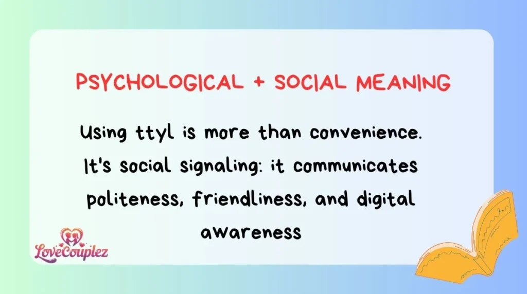 Psychological + Social Meaning