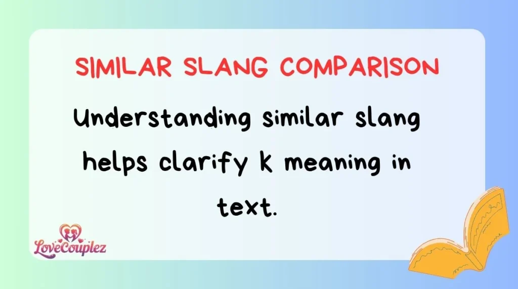 Similar Slang Comparison