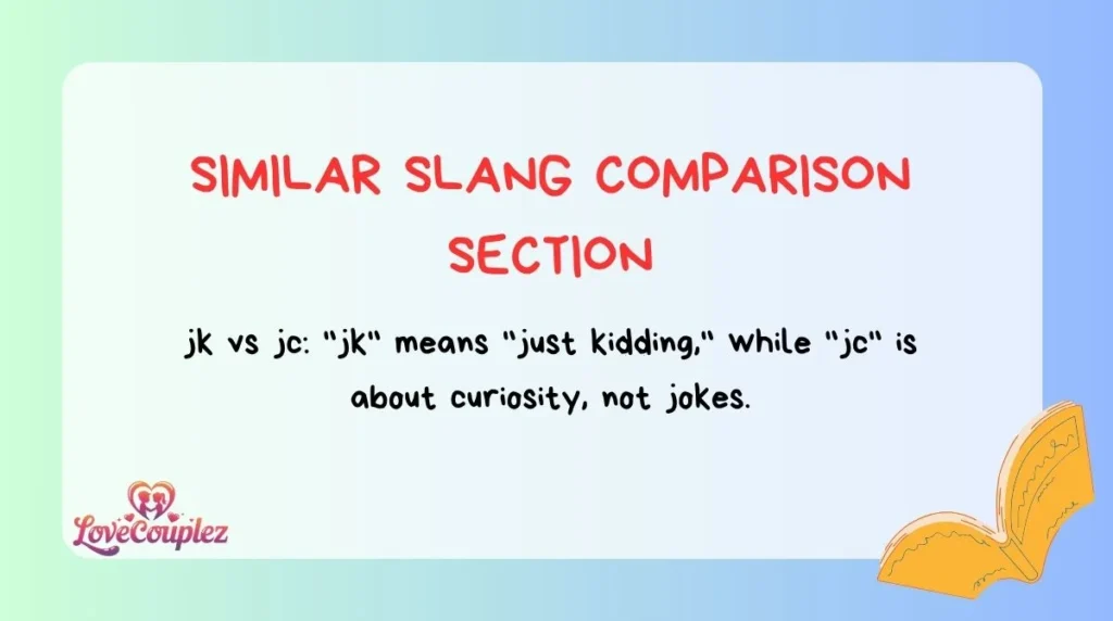 Similar Slang Comparison Section