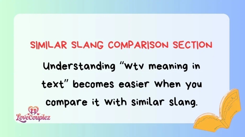 Similar Slang Comparison Section