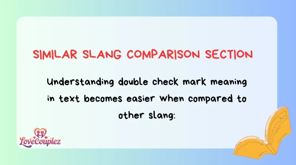 Similar Slang Comparison Section