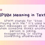 SPWM Meaning in Text