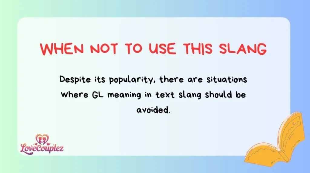 When Not to Use This Slang