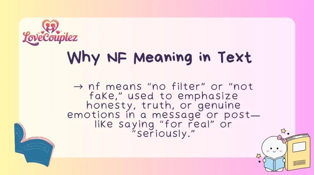 Why NF Meaning in Text