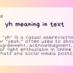 yh meaning in text