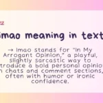 imao meaning in text